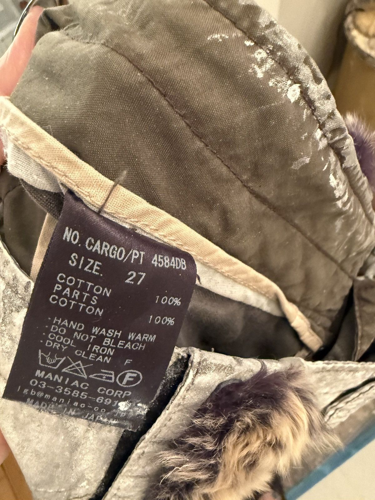 If Six Was Nine If six was nine silver grey pants cargo style Size 27" / US 4 / IT 40 - 10 Thumbnail