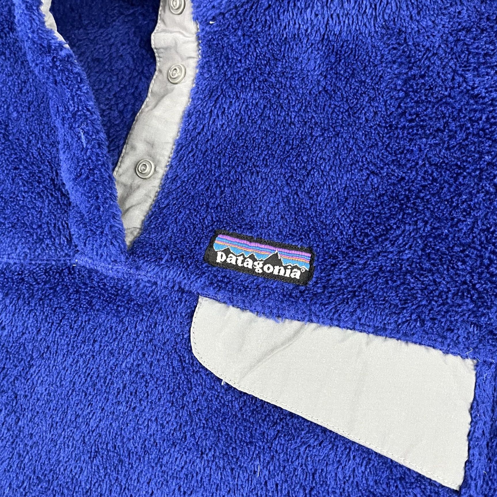 Patagonia Patagonia Sweater Womens Small Blue Fuzzy Fleece ReTool Snap T Pullover Hiking Size S / US 4 / IT 40 - 2 Thumbnail