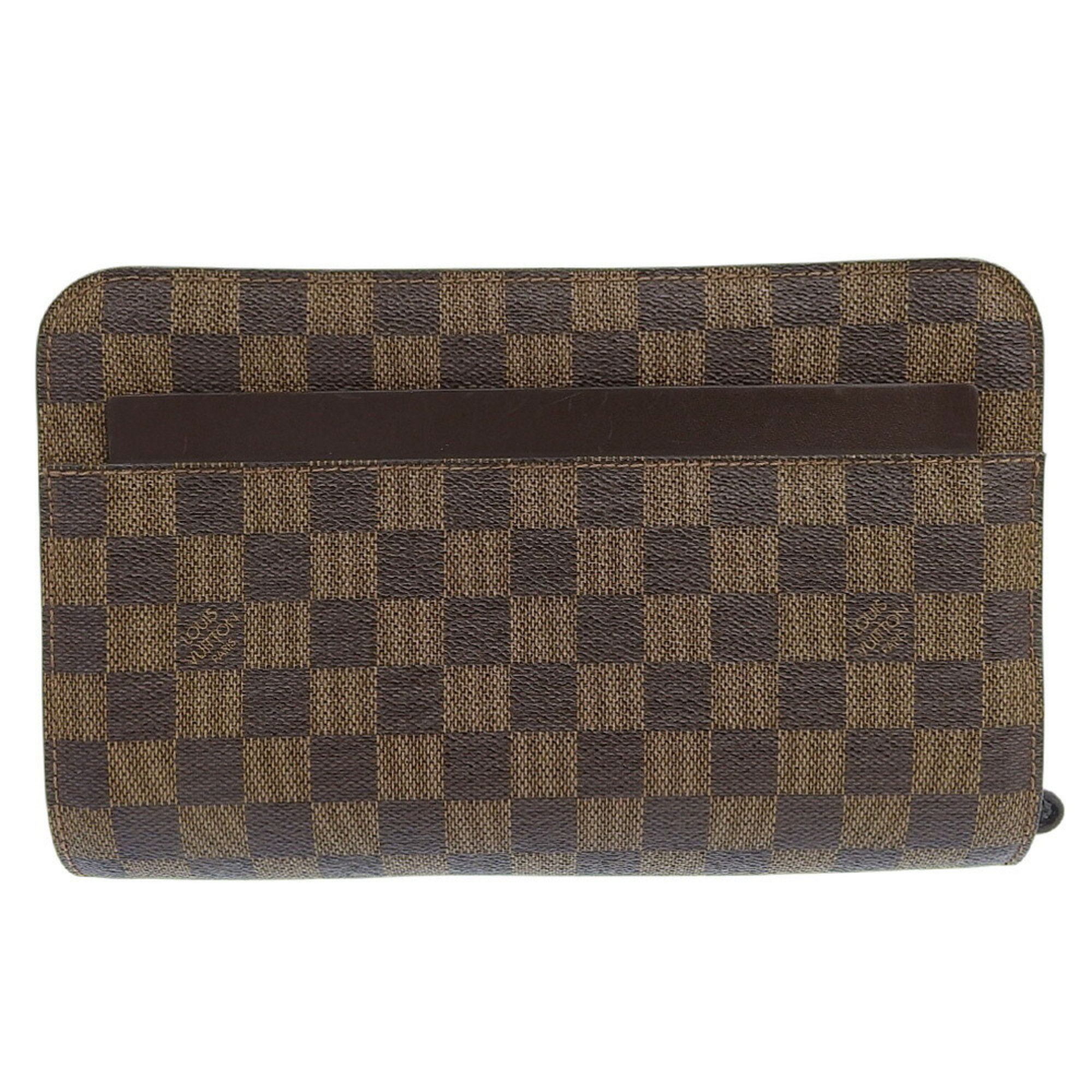 Louis Vuitton Louis Vuitton Damier Saint Second Bag N51993 Ebene Clutch Size ONE SIZE - 1 Thumbnail