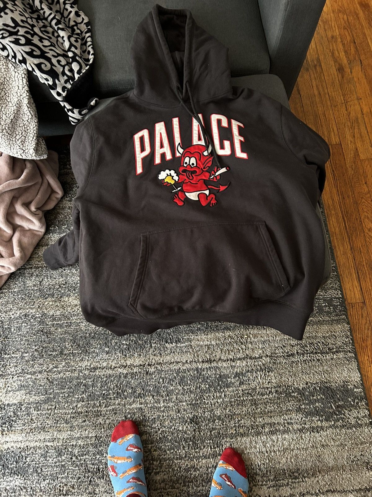 Palace Palace devil hoodie Size US XL / EU 56 / 4 - 3 Thumbnail