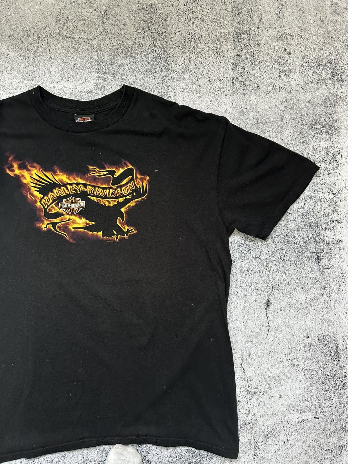 Harley Davidson Vintage Harley Davidson T-shirt London Stratstone Moto Size US XXL / EU 58 / 5 - 5 Thumbnail