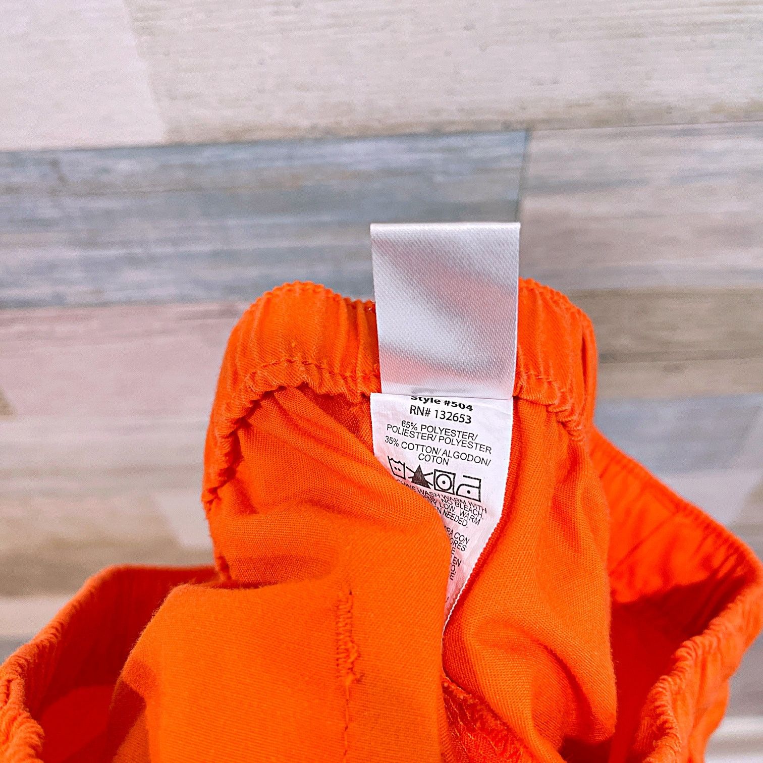 Koio Clemson Tigers WonderWink Cargo Scrub Pant Orange Nursing XS Size 24" / US 00 / IT 34 - 6 Thumbnail