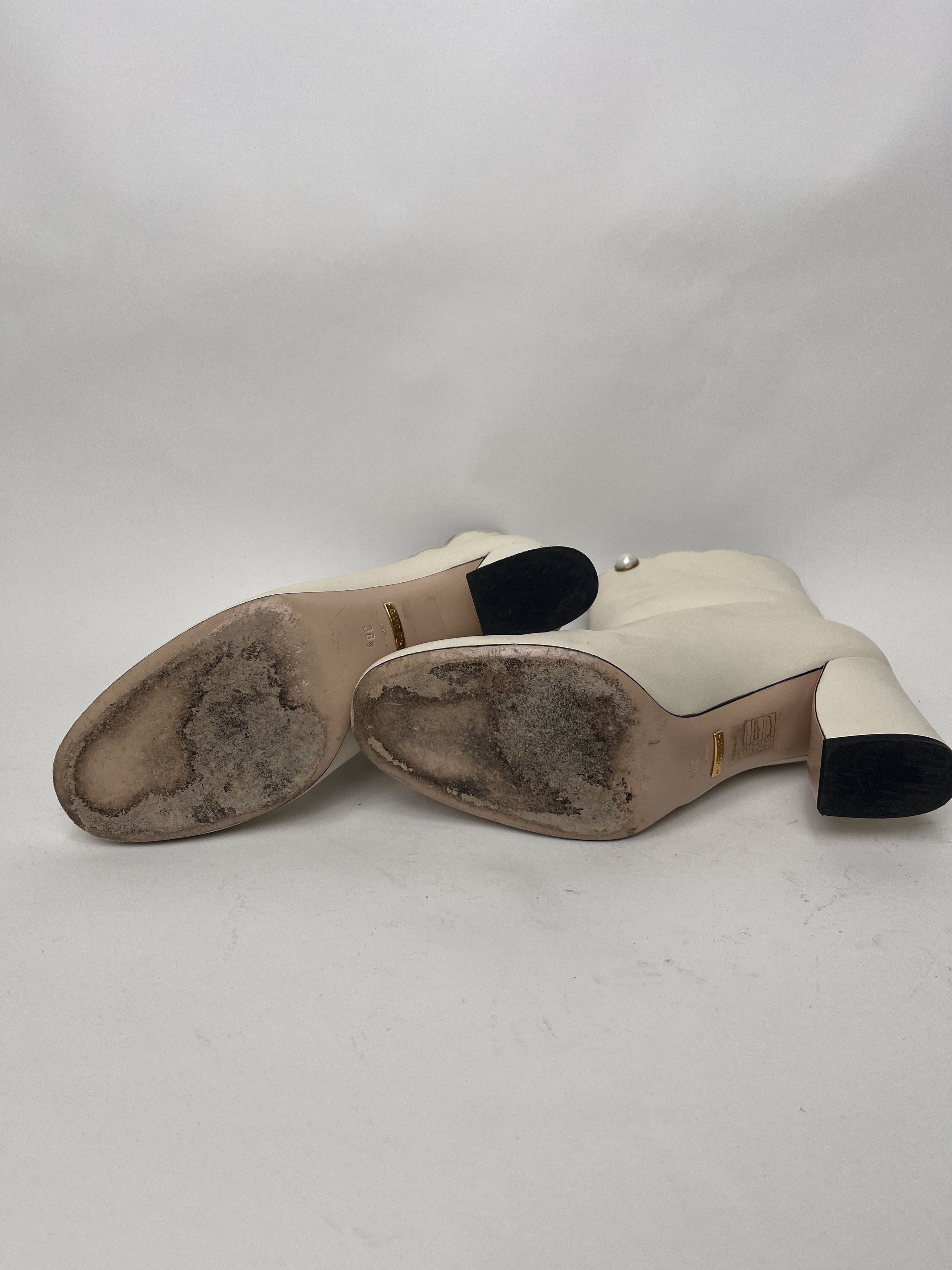 Gucci Cream Short Boots Size US 8 / IT 38 - 7 Thumbnail