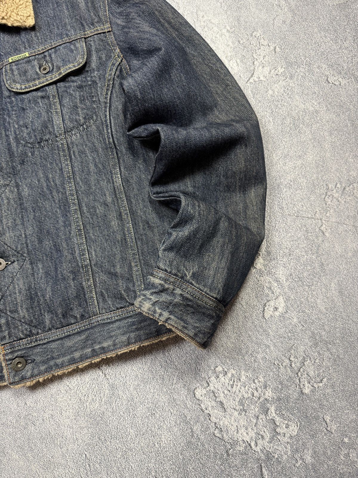 Diesel Diesel Denim Jeans Sherpa Fleece Jacket Size US L / EU 52-54 / 3 - 5 Thumbnail