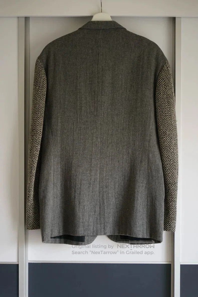 Yohji Yamamoto Yohji Yamamoto 93AW Tweed Paneled Blazer. Size US S / EU 44-46 / 1 - 2 Thumbnail