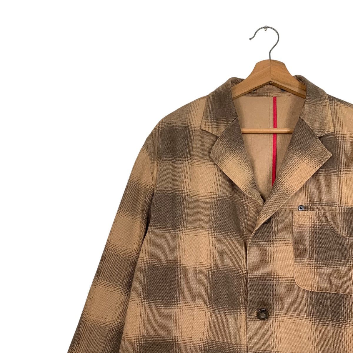 In The Attic IN THE ATTIC Checked Casual Jacket #2800-C126 Size US L / EU 52-54 / 3 - 3 Thumbnail