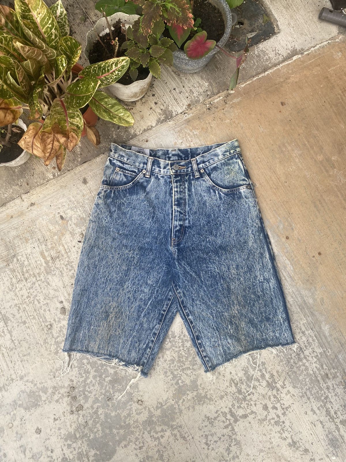 Edwin Vintage Edwin Lot 1431-96 Asid Wash Custom Shorts Size US 28 / EU 44 - 1 Thumbnail