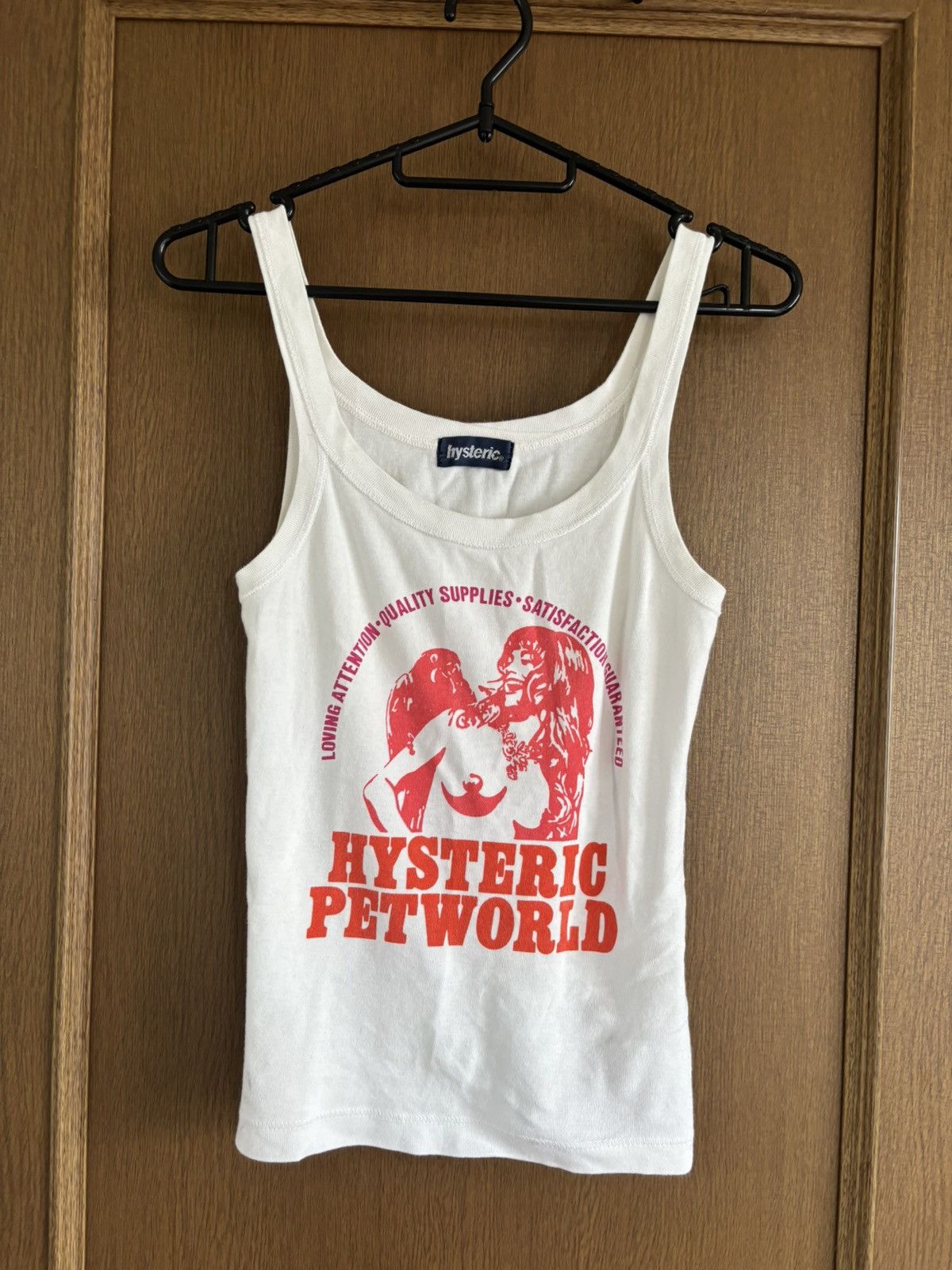 Vintage 90s Y2K Hysteric Glamour Tank Top Japan Rare Graphic