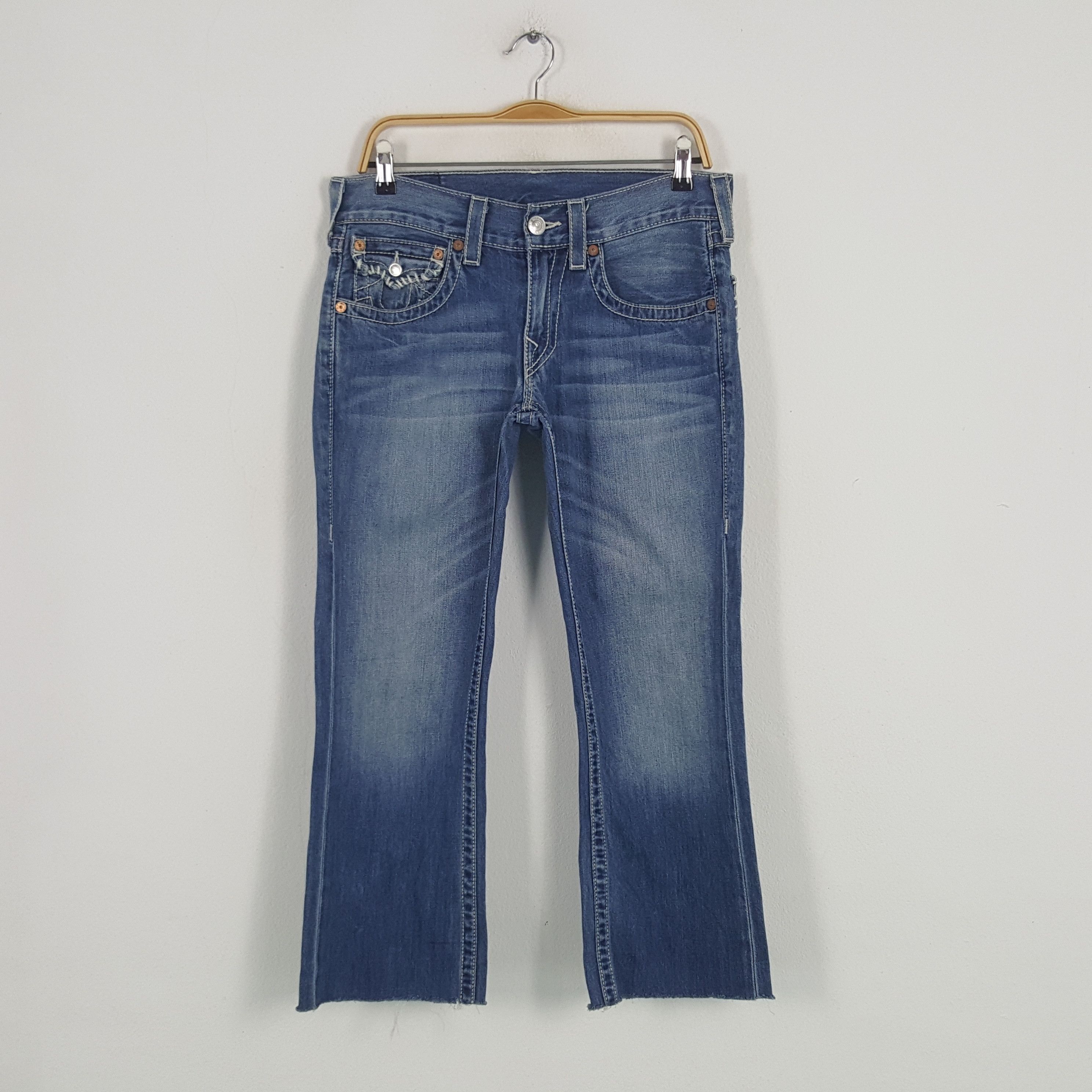 True Religion × Vintage Vintage True Religion American Brand Bootcut Denim Jeans Size 32" / US 10 / IT 46 - 1 Thumbnail