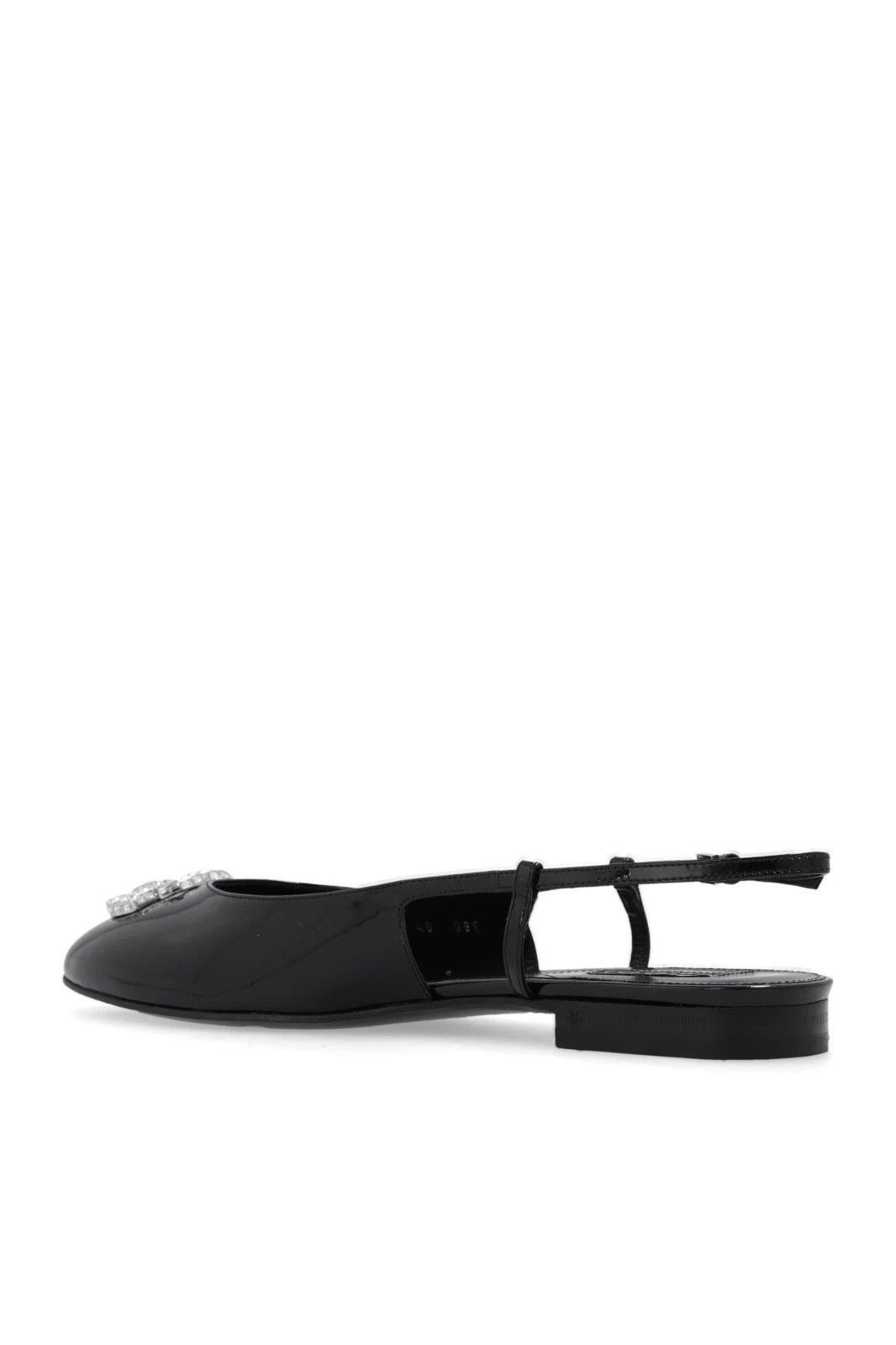 Gucci GUCCI Double G Black Leather Ballet Flats New & Authentic Size US 9 / IT 39 - 2 Thumbnail