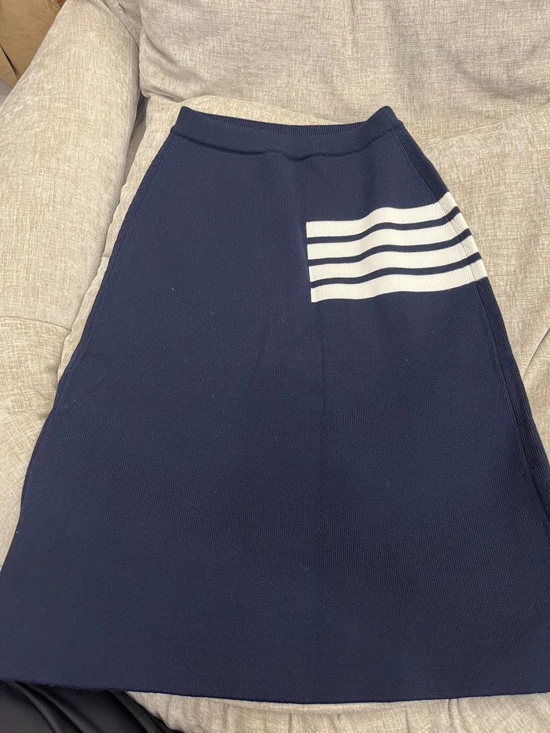 Thom Browne Thom Browne Knitted Skirt Size 40 - dmc Size US 31 - 1 Thumbnail