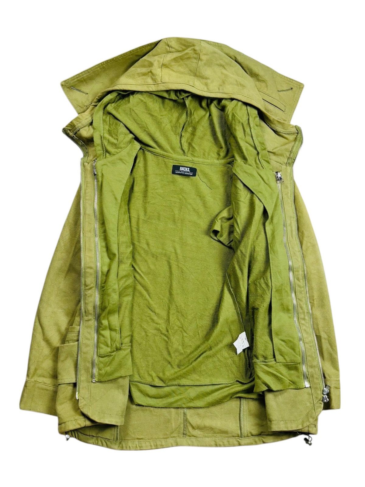 Ekam 2000s Backs - Apocalypse Style Napoleon Hooded Jacket Size US M / EU 48-50 / 2 - 2 Thumbnail