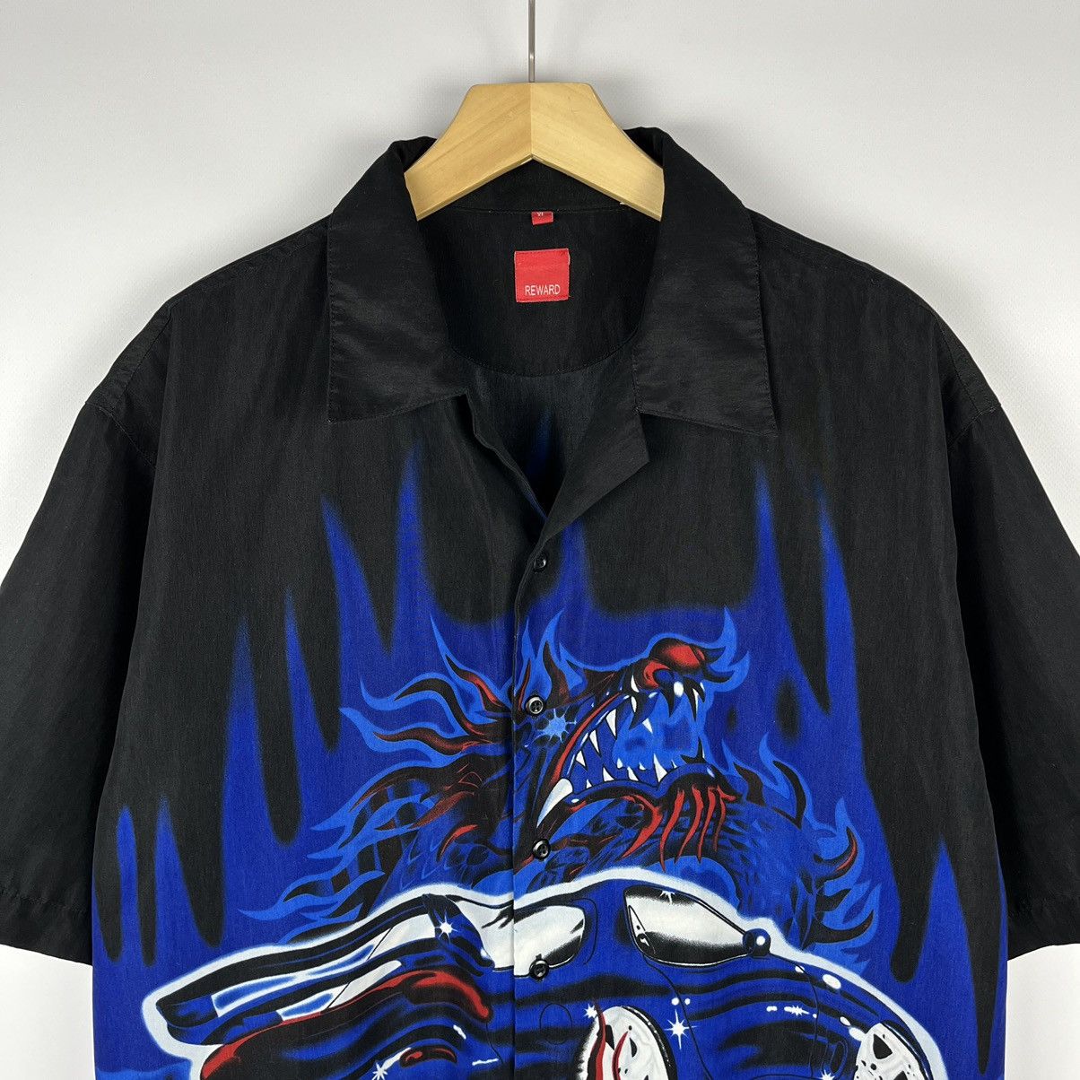 Vintage Vintage Japanese Dragon Mazda rx-7 rare y2k crazy shirt 90’s Size US XL / EU 56 / 4 - 2 Thumbnail