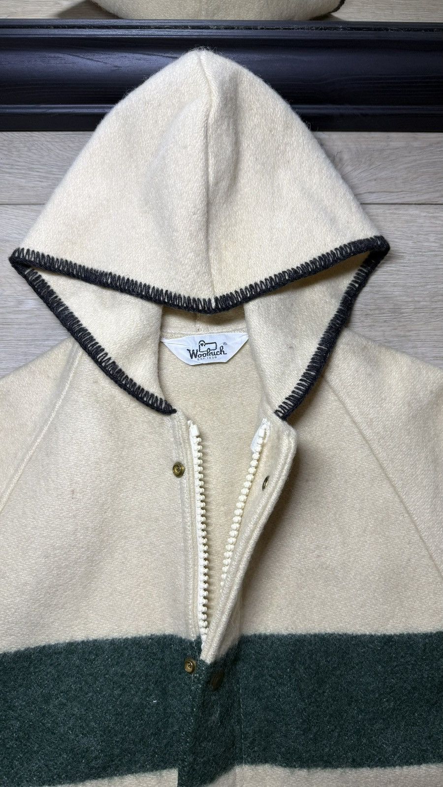 Woolrich Woolen Mills Vintage Woolrich Hudson Striped Wool Parka Jacket Size S / US 4 / IT 40 - 5 Thumbnail