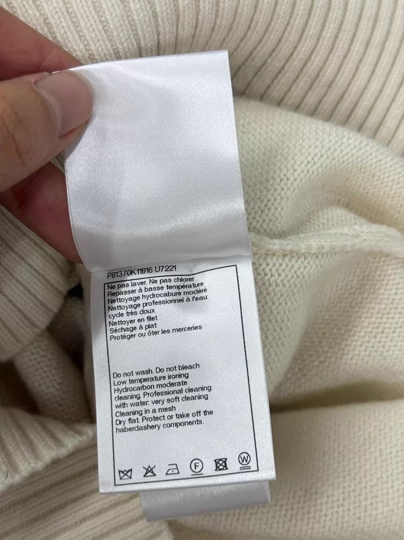 Chanel Chanel 26P white cashmere knitted cardigan coat Size XXS / US 00 / IT 34 - 6 Thumbnail