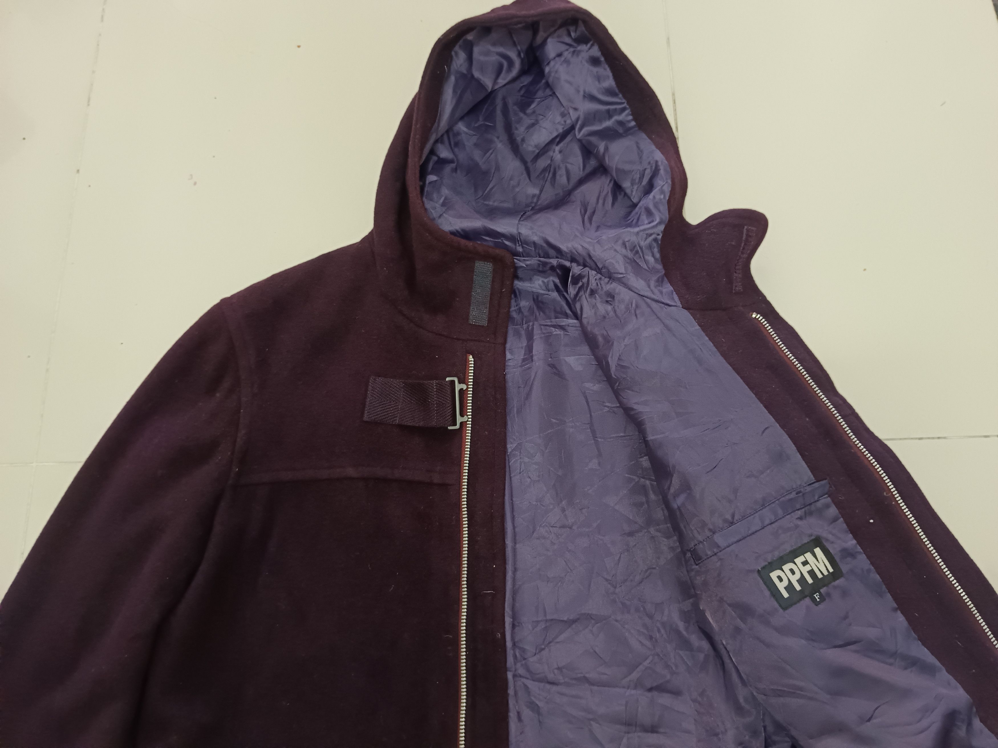 14th Addiction × If Six Was Nine × PPFM Japanese brand PPFM Wool Coat Jacket Size US L / EU 52-54 / 3 - 4 Thumbnail