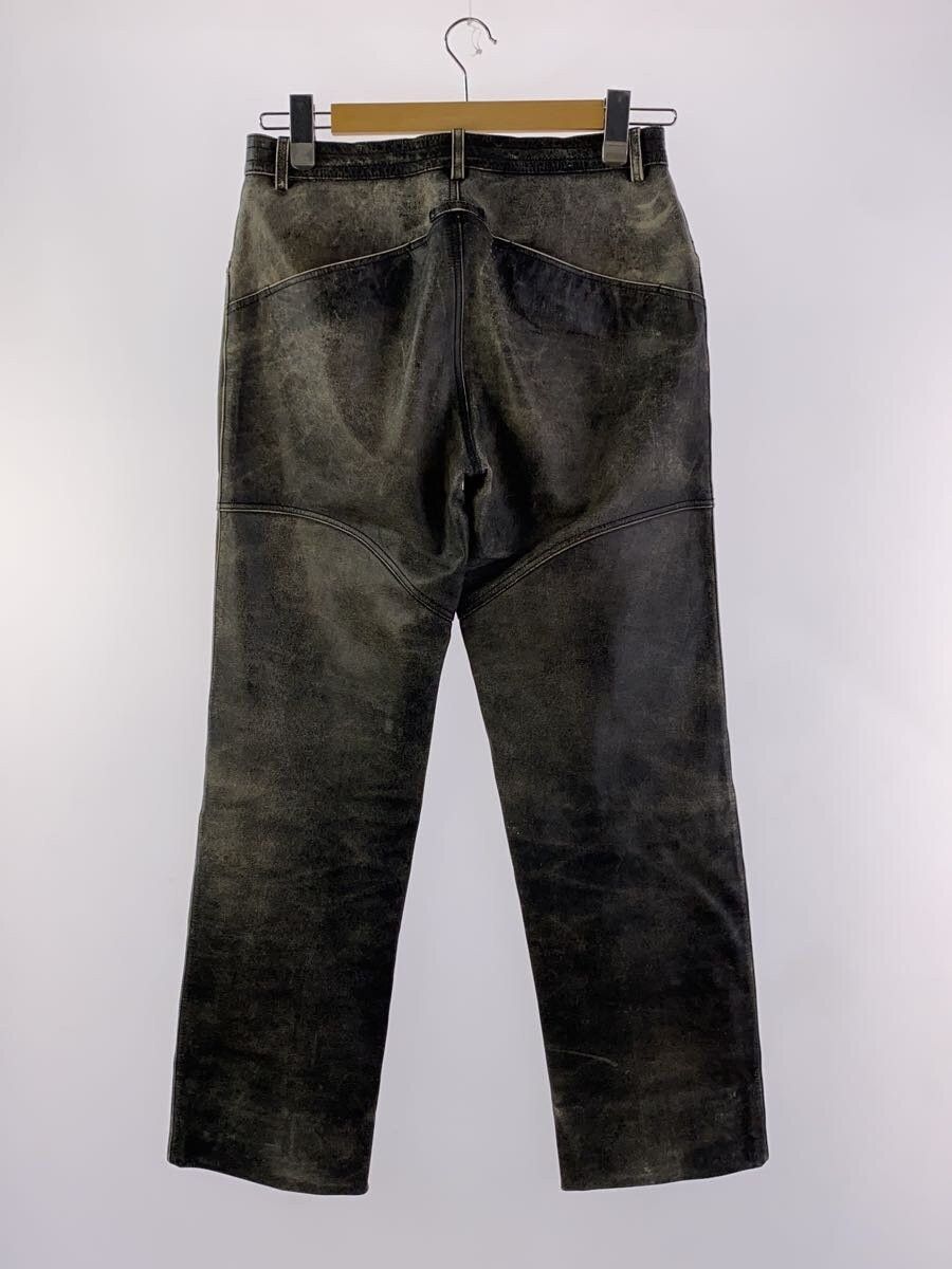 Jean Paul Gaultier Archive Panelled Cowhide Leather Pants Size US 28 / EU 44 - 2 Thumbnail