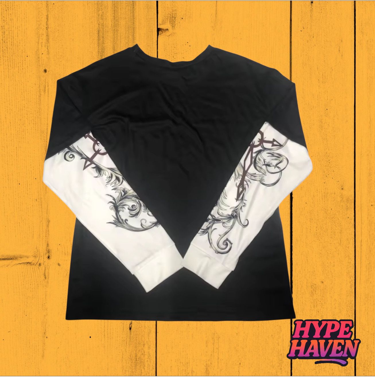 Other Y2K Mall Goth Heart Sword Long Sleeve Tee Size US S / EU 44-46 / 1 - 2 Thumbnail