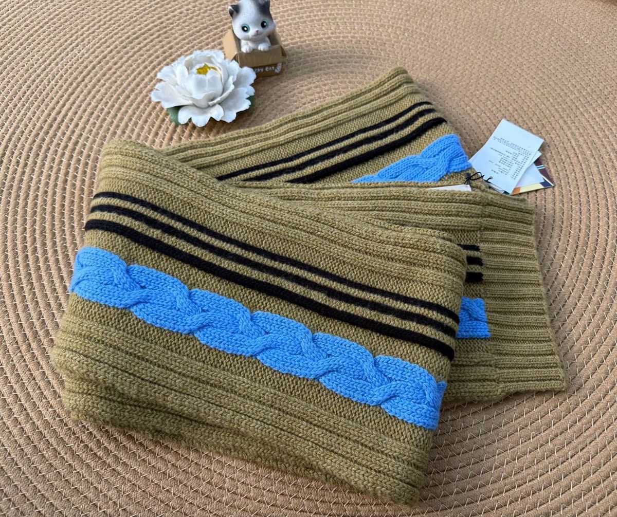 Adidas × Gucci Gucci x Adidas Wool Striped Scarf Size ONE SIZE - 3 Thumbnail
