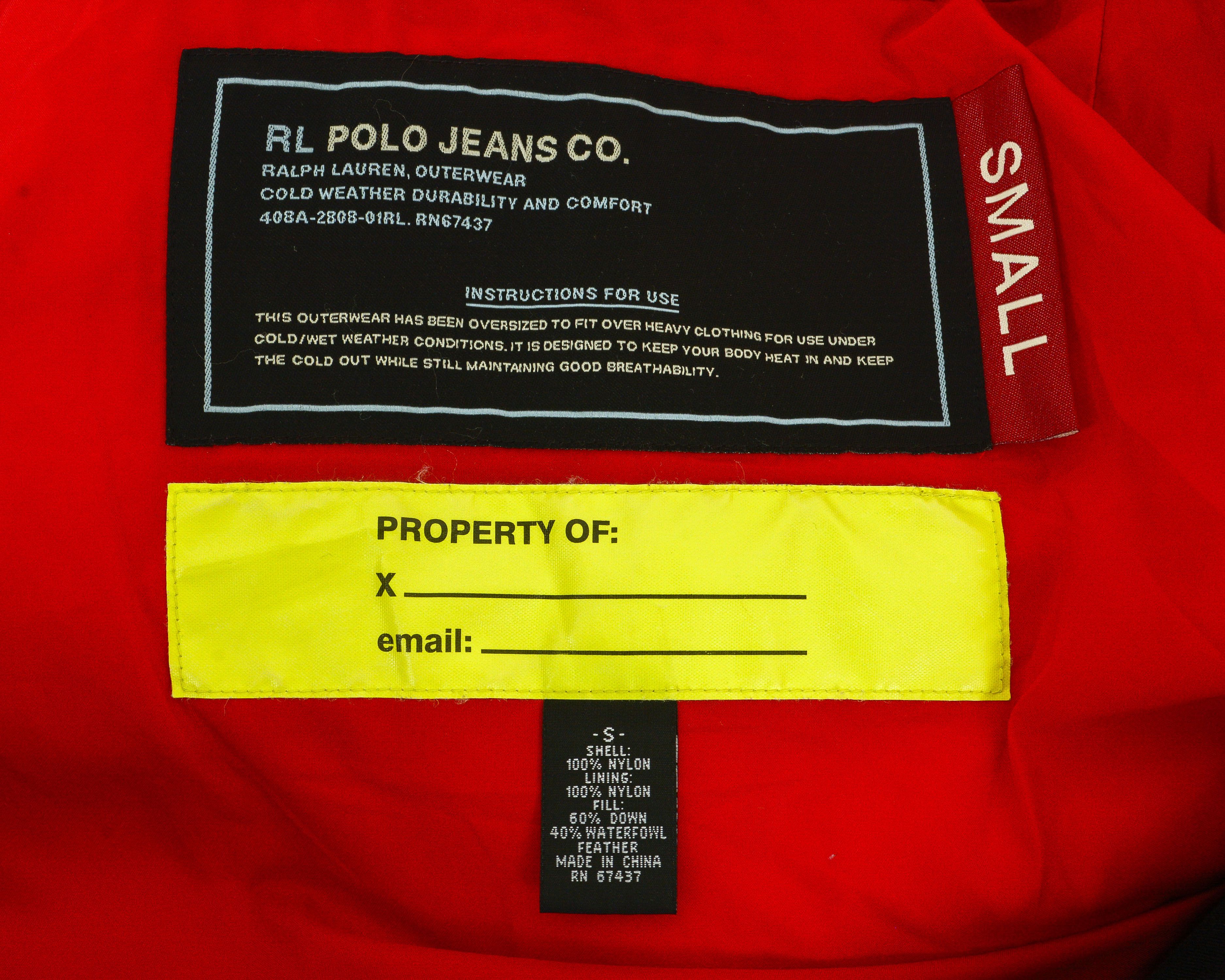 Polo Ralph Lauren × Ralph Lauren × Vintage Vintage y2k Polo jeans Women S Down Puffer Jacket Coat nylon Size S / US 4 / IT 40 - 8 Thumbnail