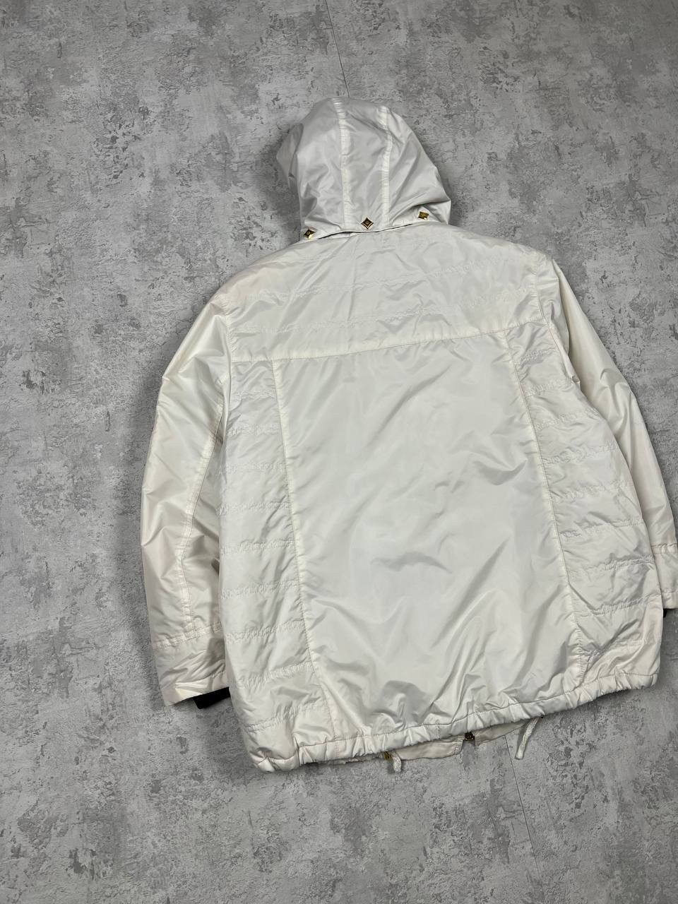 MCM Vintage MCM White Parka Jacket Size L / US 10 / IT 46 - 7 Thumbnail