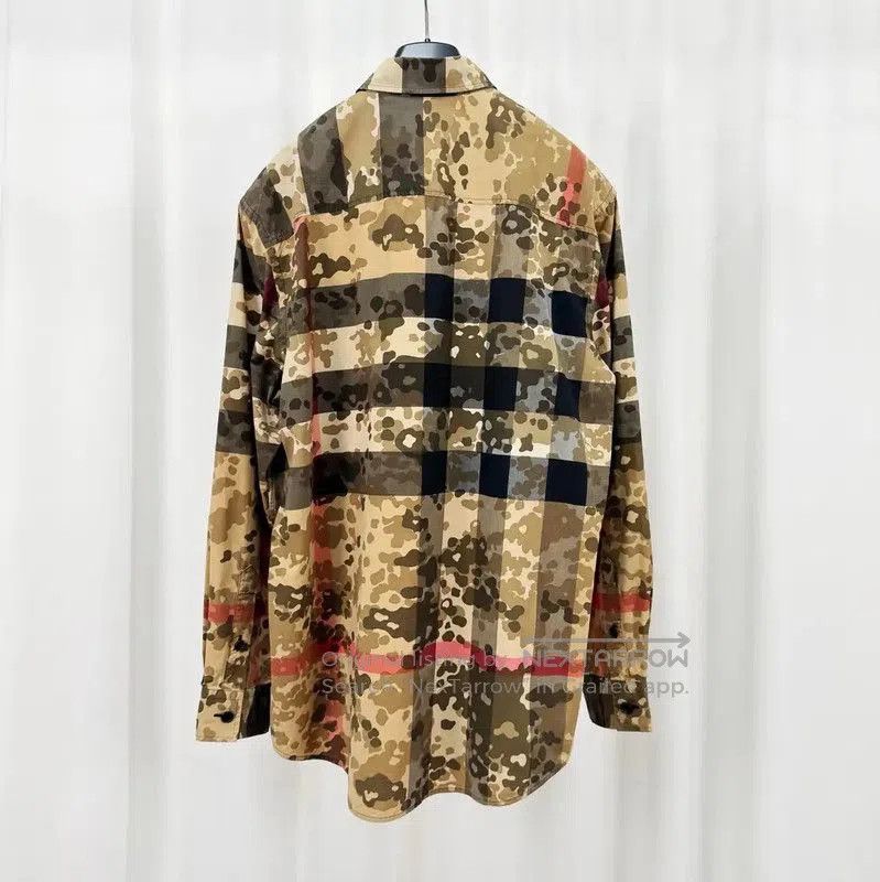 Burberry Burberry Camouflage Check Long Sleeve Shirt. Size US L / EU 52-54 / 3 - 2 Thumbnail