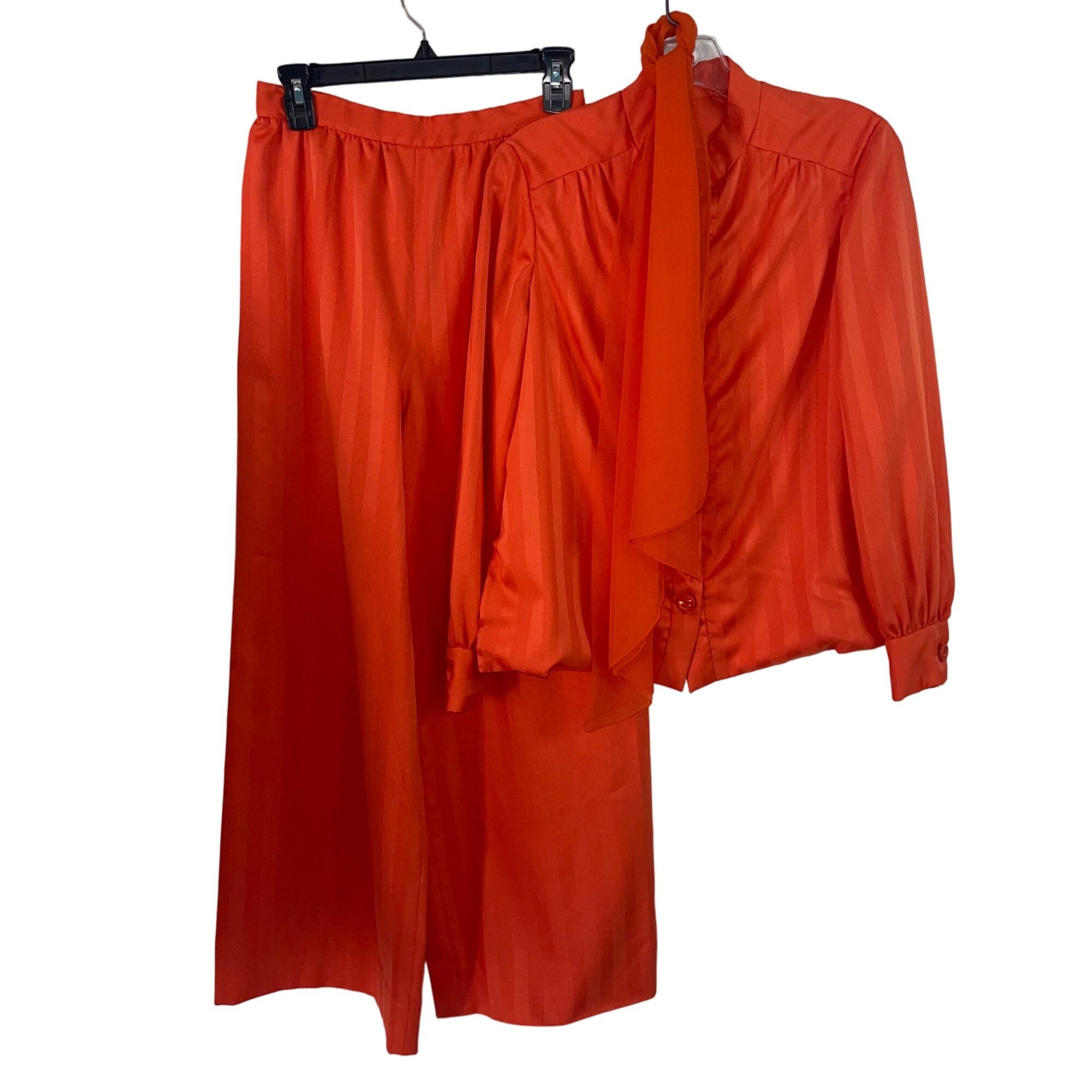 Vintage Vintage Womens Pants Suit Size Medium Orange Size ONE SIZE - 1 Thumbnail