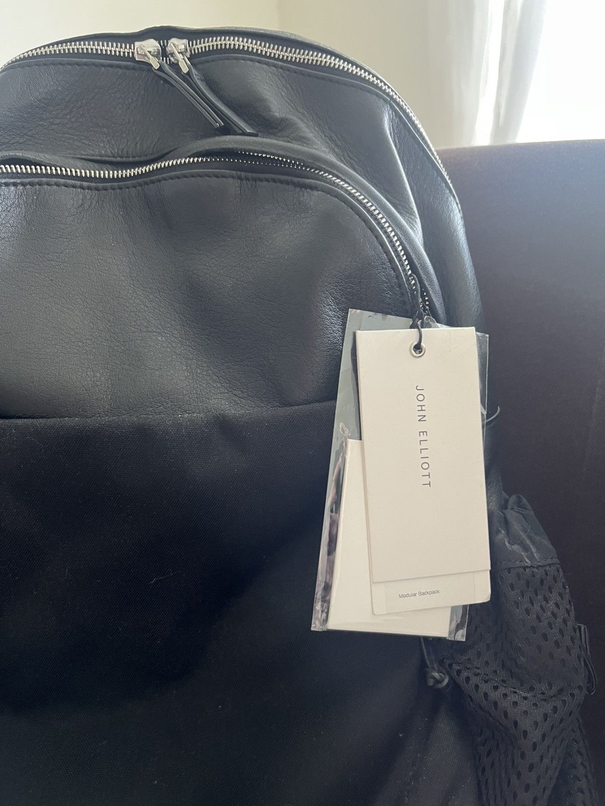 John Elliott John Elliott Leather Modular Bacpack Size ONE SIZE - 5 Thumbnail