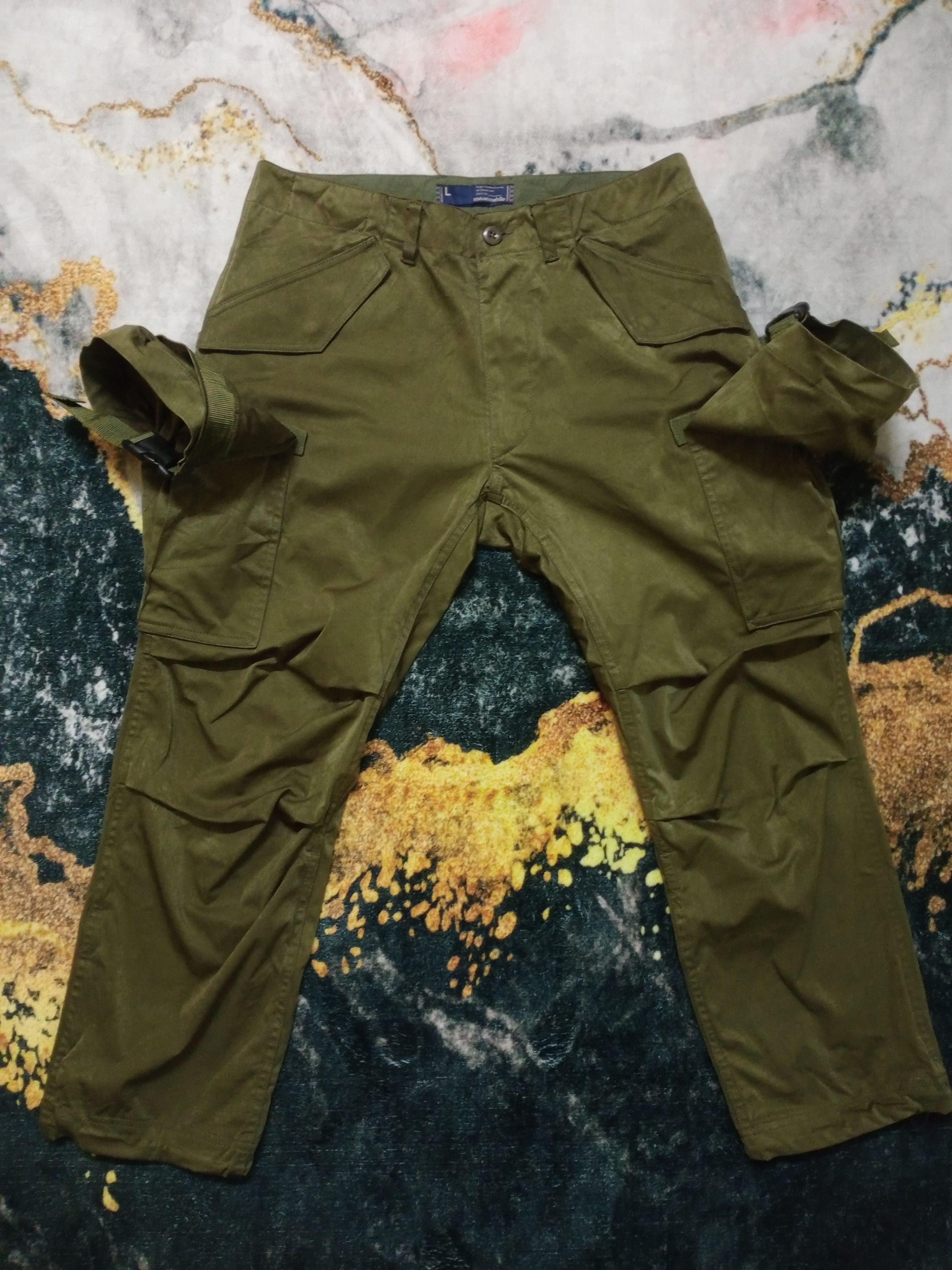 meanswhile Rare Vintage Meanswhile Tactical Pocket Cargo Pants Size US 36 / EU 52 - 9 Thumbnail