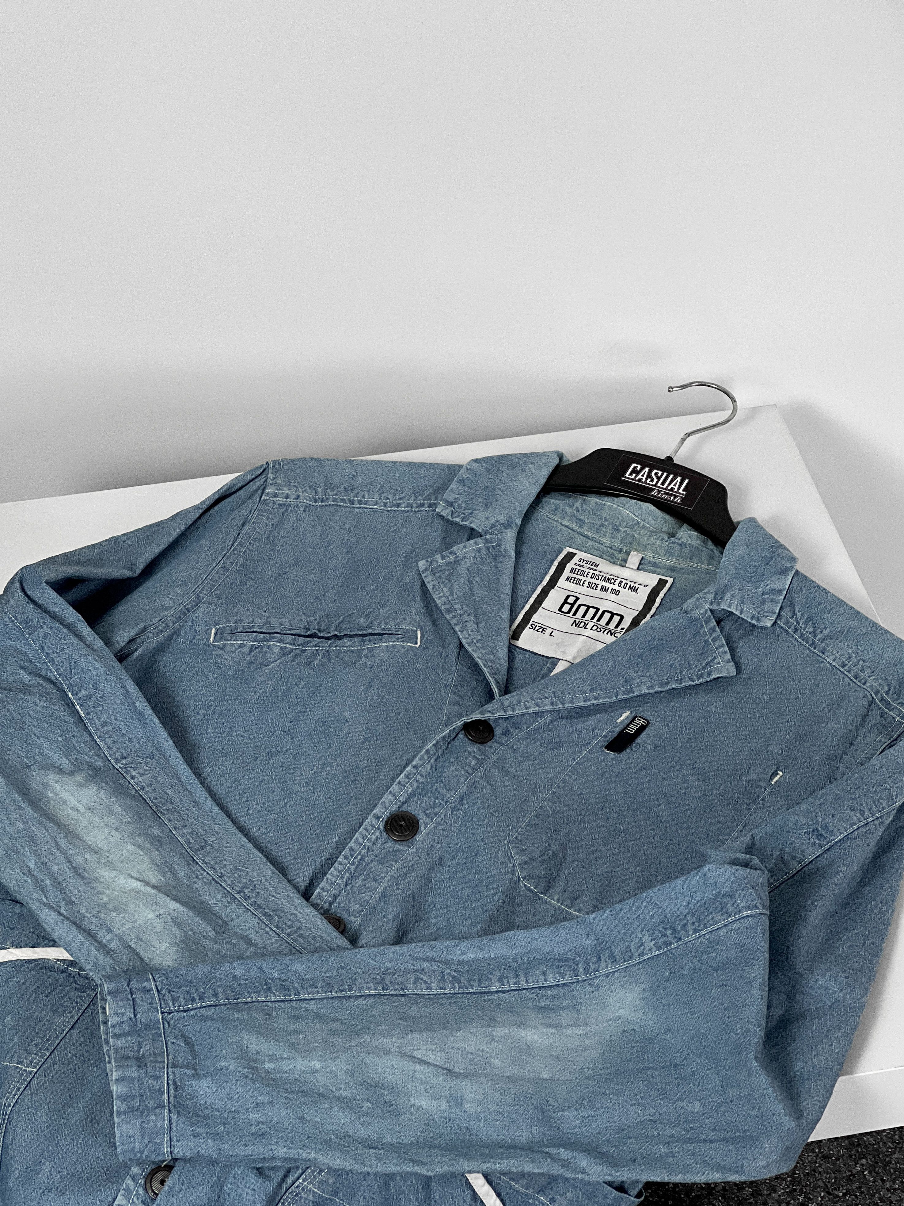 Other 8mm NDL DSTNC Light Denim Men`s Blazer Size US L / EU 52-54 / 3 - 2 Thumbnail