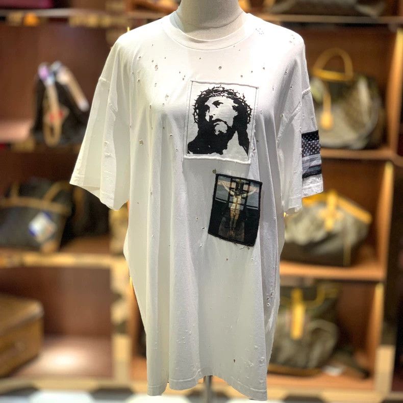 Givenchy Givenchy 99/100 New Authentic T-Shirt (Off-White Women's W Size S / US 4 / IT 40 - 1 Thumbnail