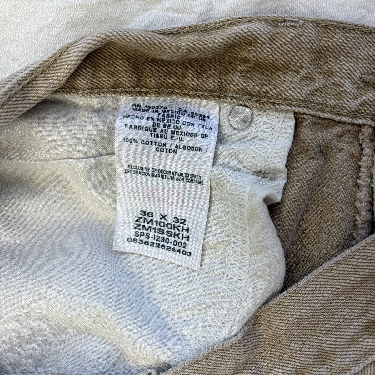 Wrangler Wrangler beige acid wash jeans Size US 36 / EU 52 - 10 Thumbnail