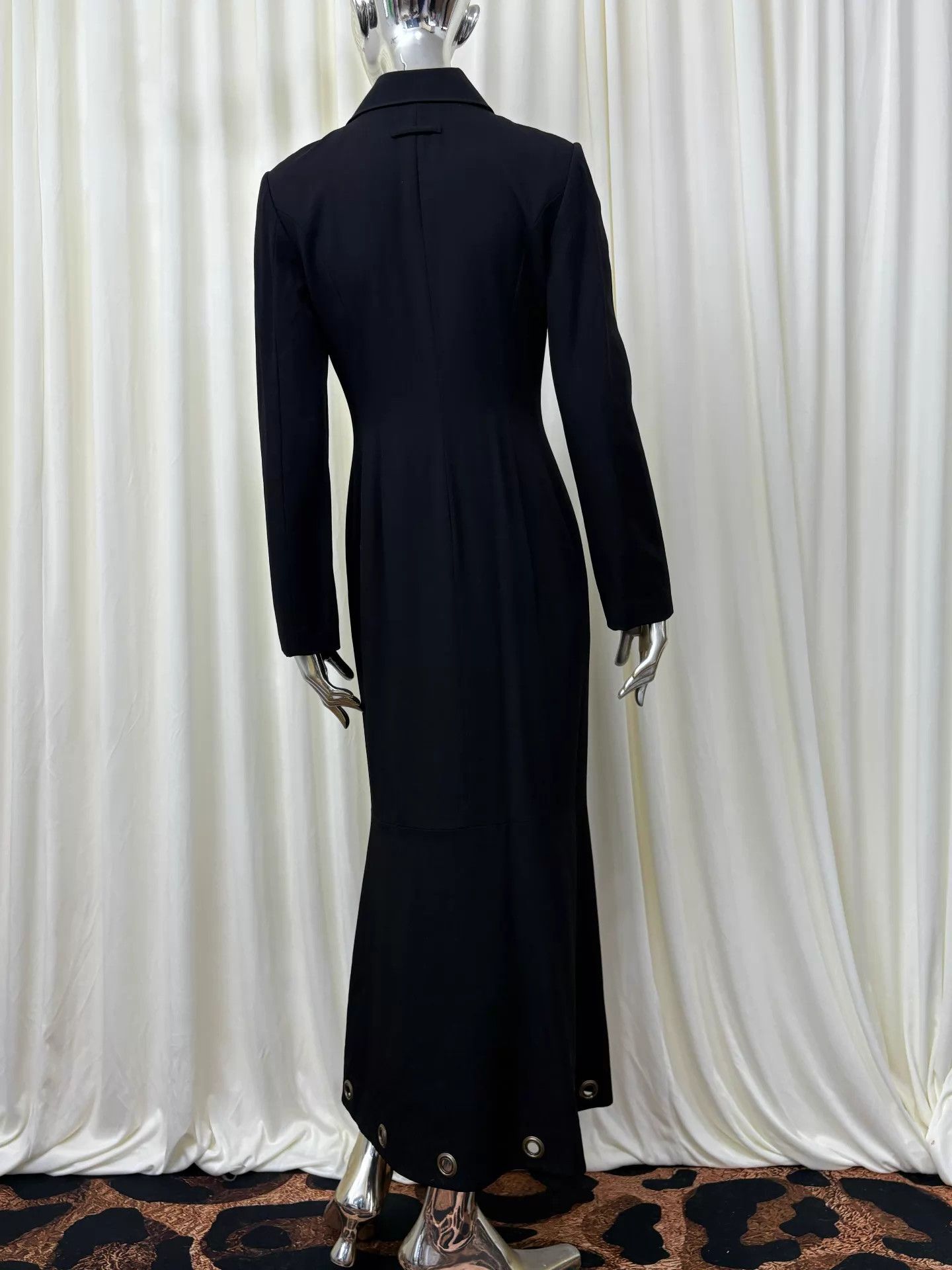 Jean Paul Gaultier JPG Vintage Rare Iron Ring Cutout Hem Double Zip Coat 40 Size S / US 4 / IT 40 - 4 Thumbnail