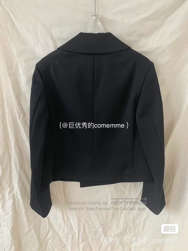 Comme des Garcons Comme des Garcons Black notched lapel fake double-breasted Size M / US 6-8 / IT 42-44 - 7 Thumbnail