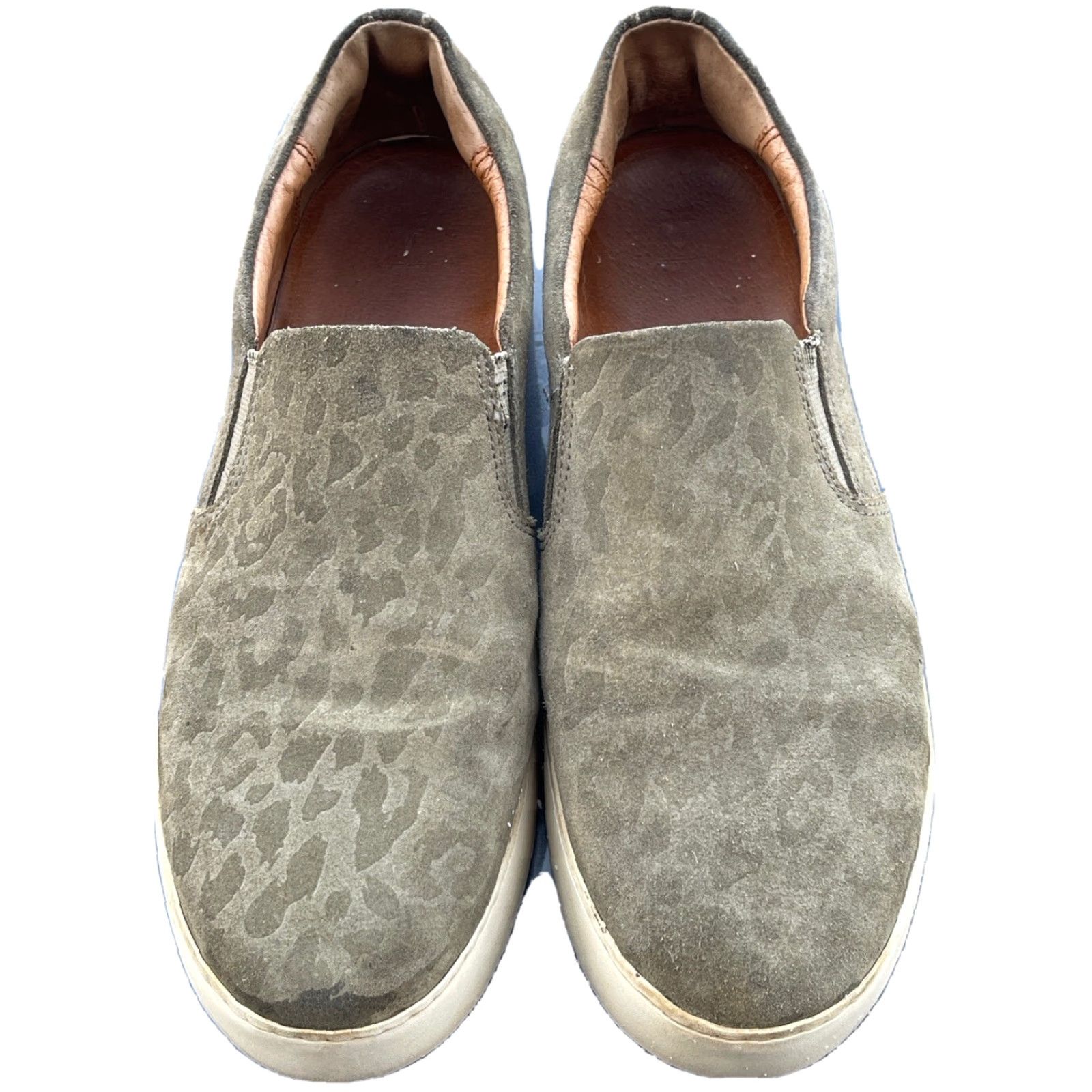 Frye FRYE LENA GREEN FLAT SHOES Slip-On Women Size 11M Leather Lined Size US 11 / IT 41 - 2 Thumbnail