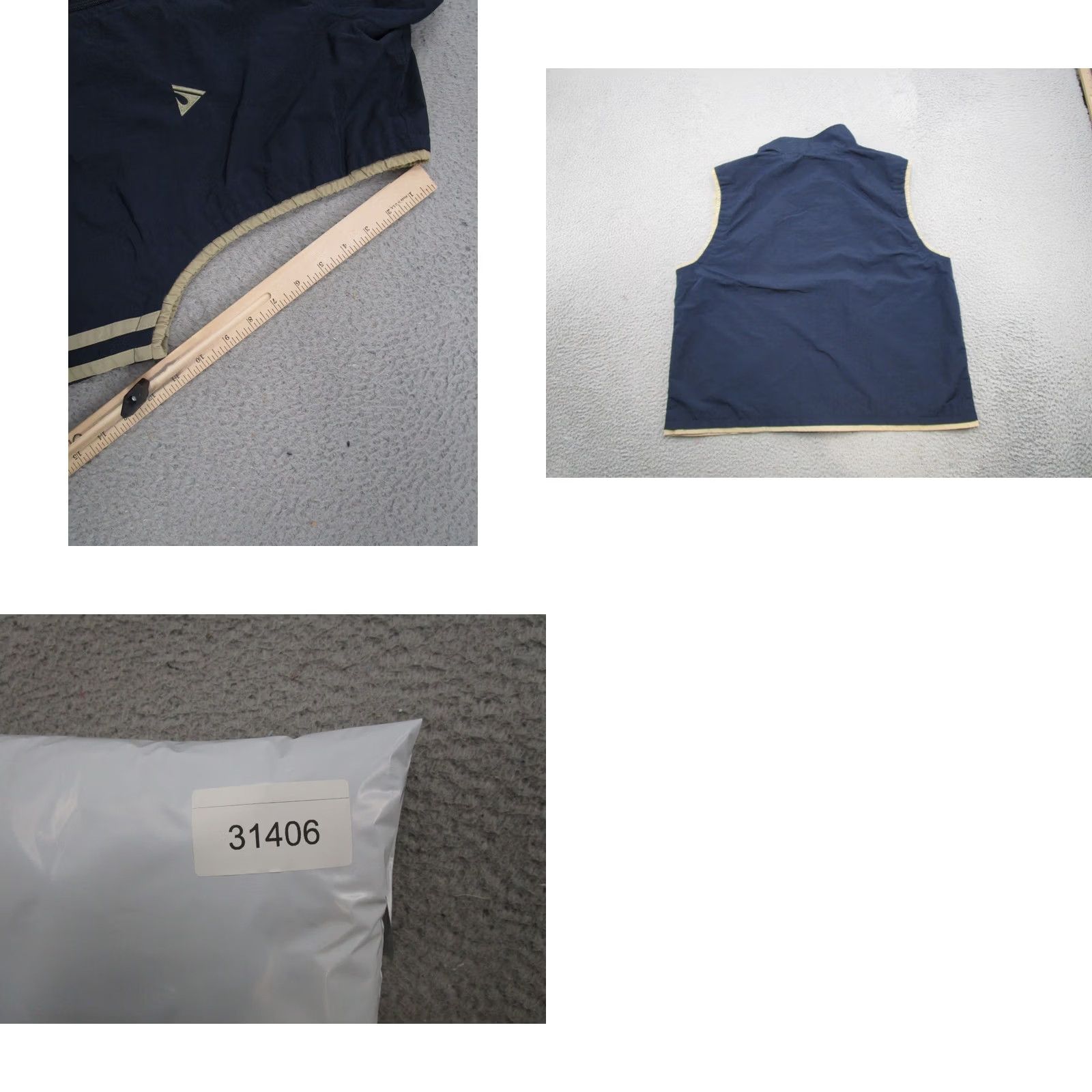 Athletic Works VINTAGE Athletic Works Vest Windbreaker Mens L Nylon Blue Lightweight Windbreaker Size US L / EU 52-54 / 3 - 8 Thumbnail