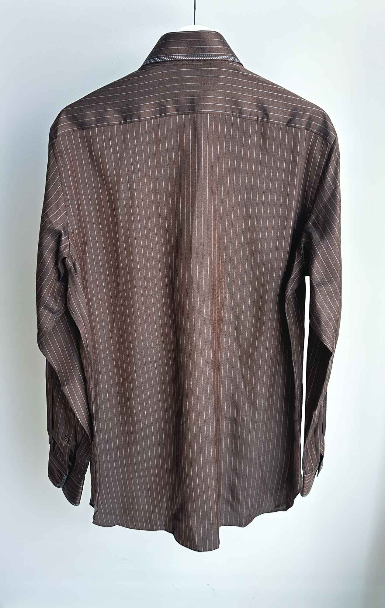 Zilli Men's silk shirt ZILLI Size US L / EU 52-54 / 3 - 3 Thumbnail
