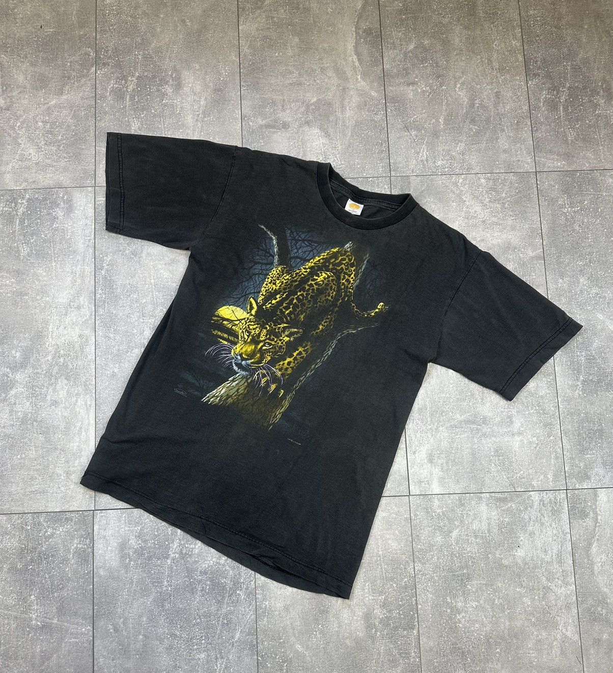 Habitat Vintage Rare Habitat Tiger Printed Log Tee Size US L / EU 52-54 / 3 - 2 Thumbnail
