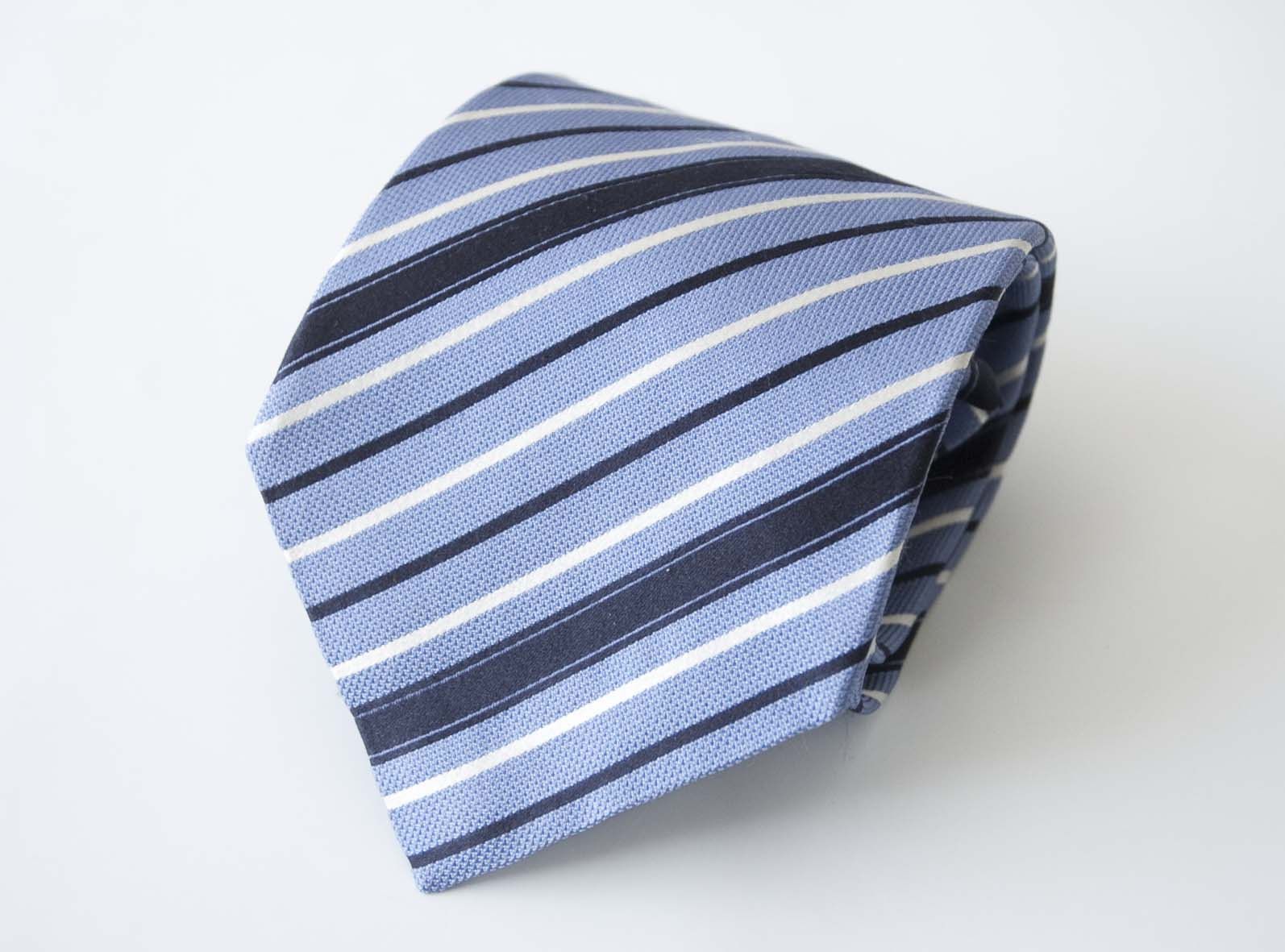 Ermenegildo Zegna Ermenegildo Zegna Tie Blue 100% Silk Made in Italy Size ONE SIZE - 3 Thumbnail