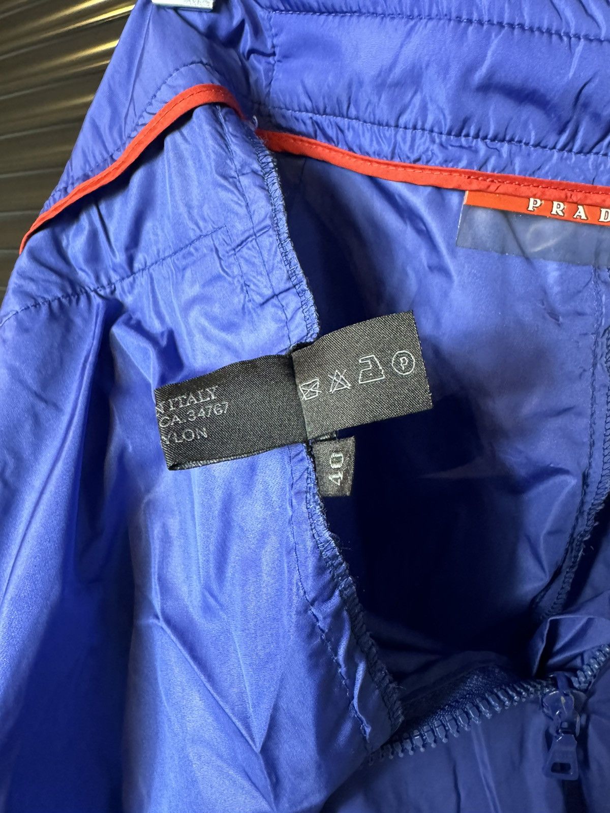 Prada Prada Linea Rossa Teflon Nylon Blue Track Pants With Tags Size US 30 / EU 46 - 6 Thumbnail
