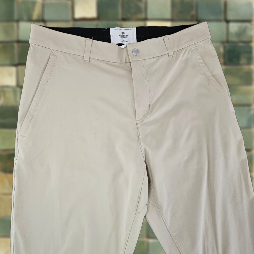 Reigning Champ Coach's Khaki Chino Pants Mens 34x30 Casual Travel Workwear Regular