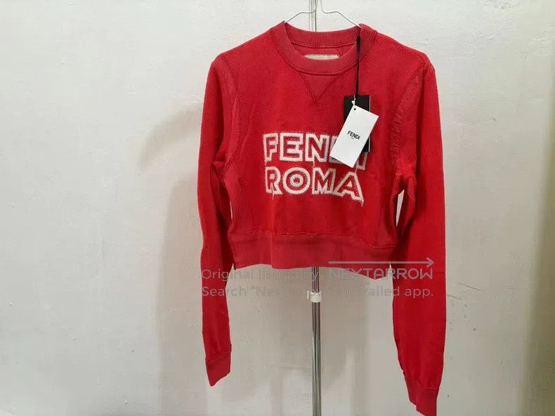 Fendi Fendi Collaboration Sweatshirt - Red Size S / US 4 / IT 40 - 1 Thumbnail