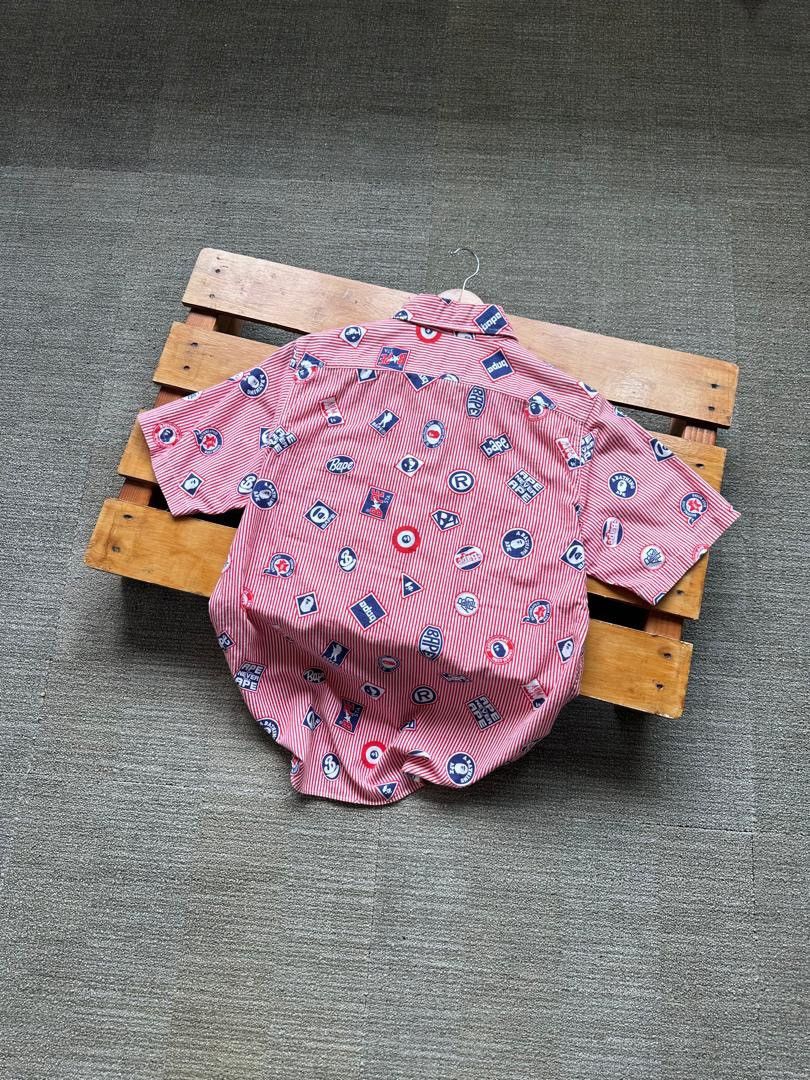 Bape BATHING APE FULL PRINT SHIRT Size US M / EU 48-50 / 2 - 2 Thumbnail