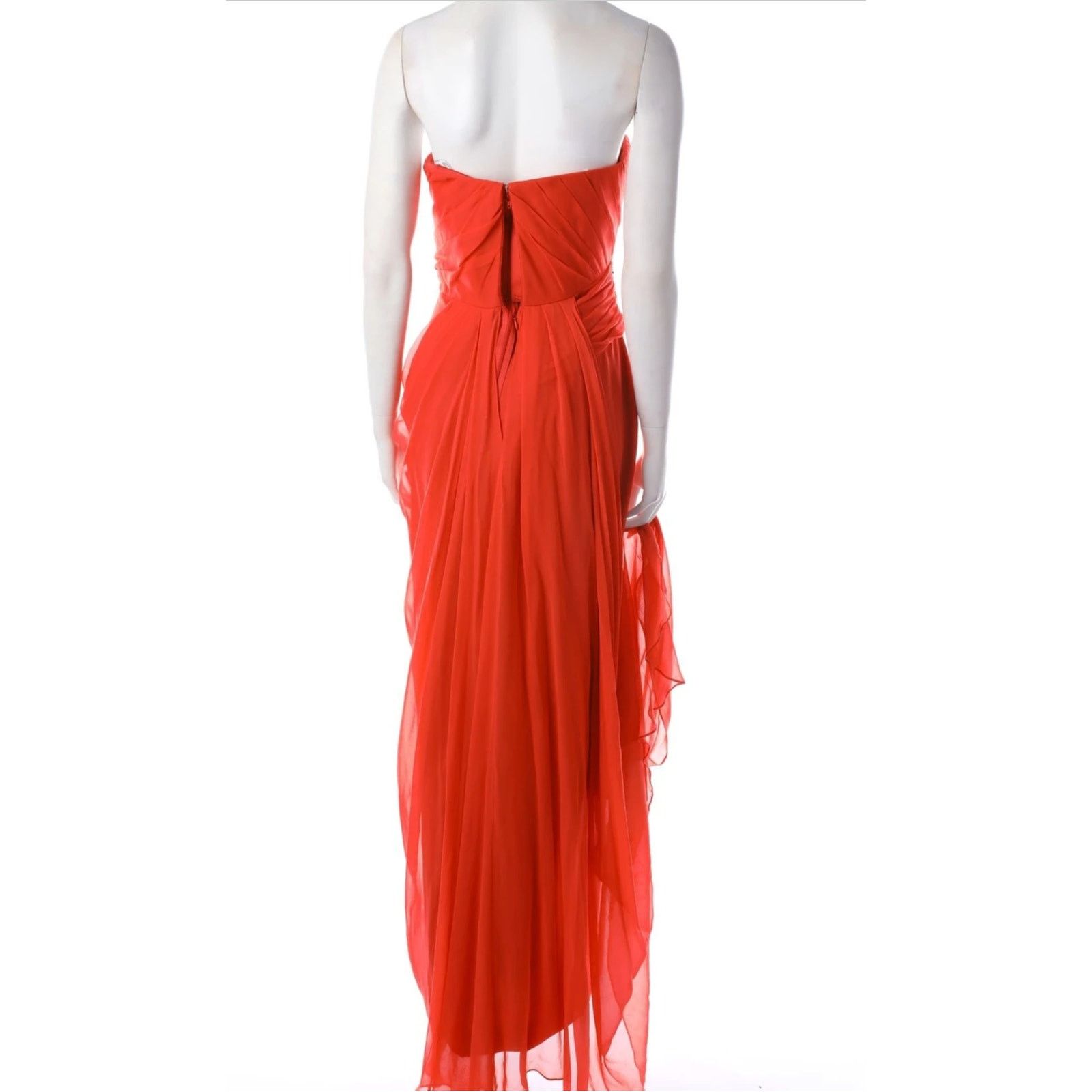 Marchesa Marchesa Notte Luxury Silk Pageant Cocktail Evening Size S / US 4 / IT 40 - 11 Thumbnail