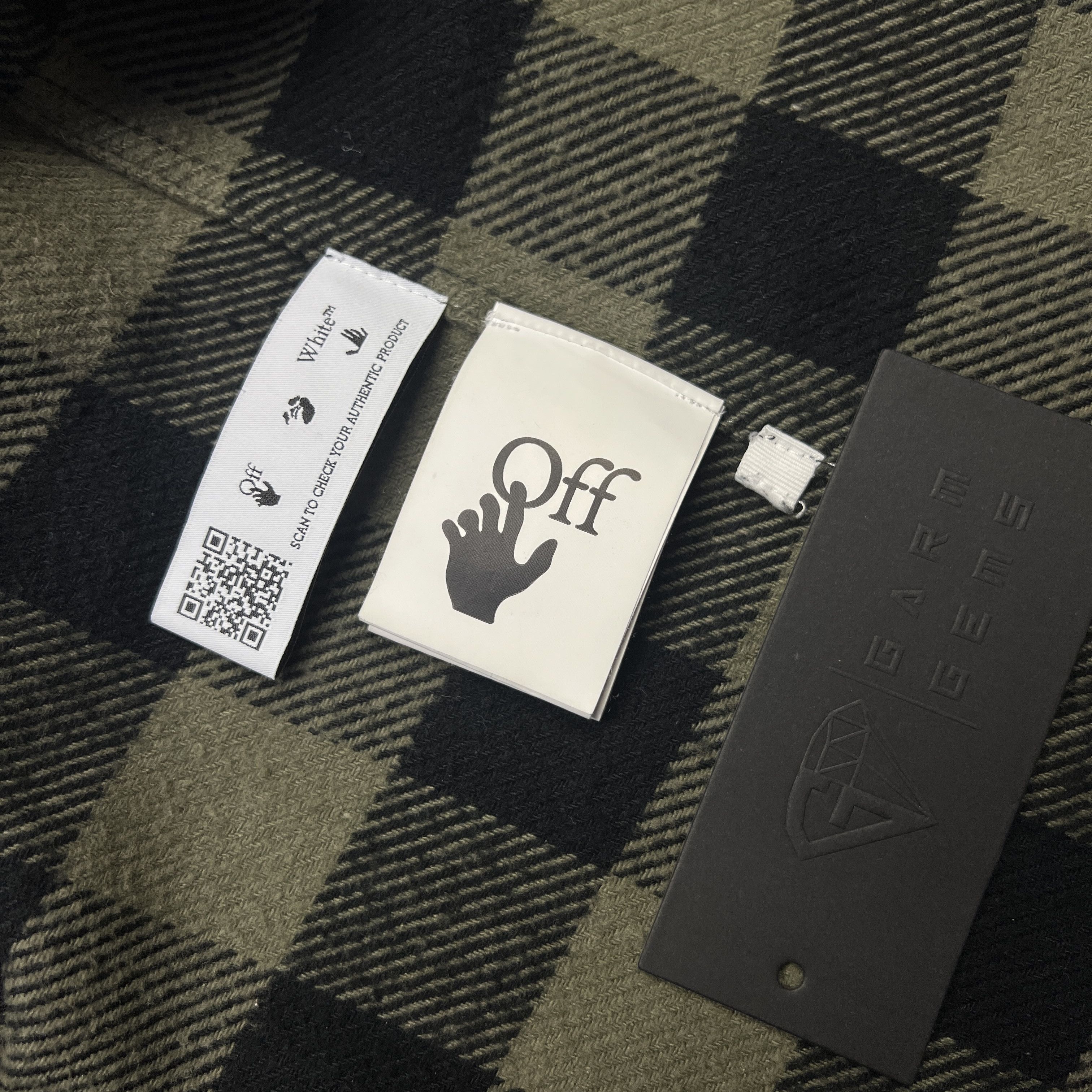 Off-White Off-White Arrow Flannel Button Up Long Sleeve Shirt Size US M / EU 48-50 / 2 - 6 Thumbnail