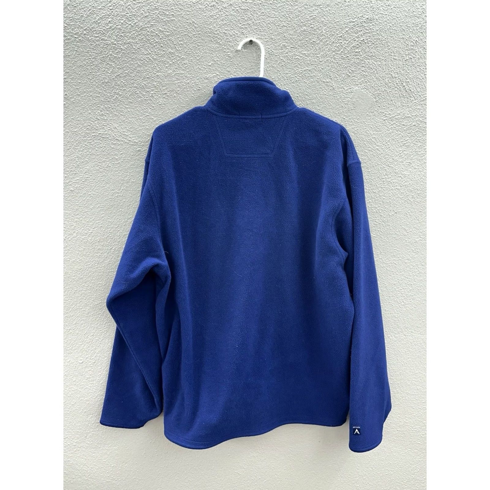 Vintage Antigua Mens Sweatshirt Blue 1/4 Zip Fleece Embroidered Size M Pullover Long Sleeve Casual 90s Style Mens Size US M / EU 48-50 / 2 - 7 Thumbnail