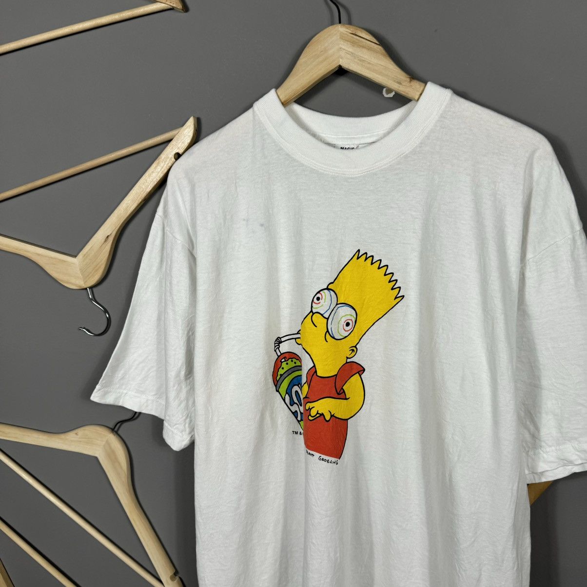 The Simpsons × Vintage Vintage 2000 The Simpsons FOX T-shirt Size US XL / EU 56 / 4 - 2 Thumbnail