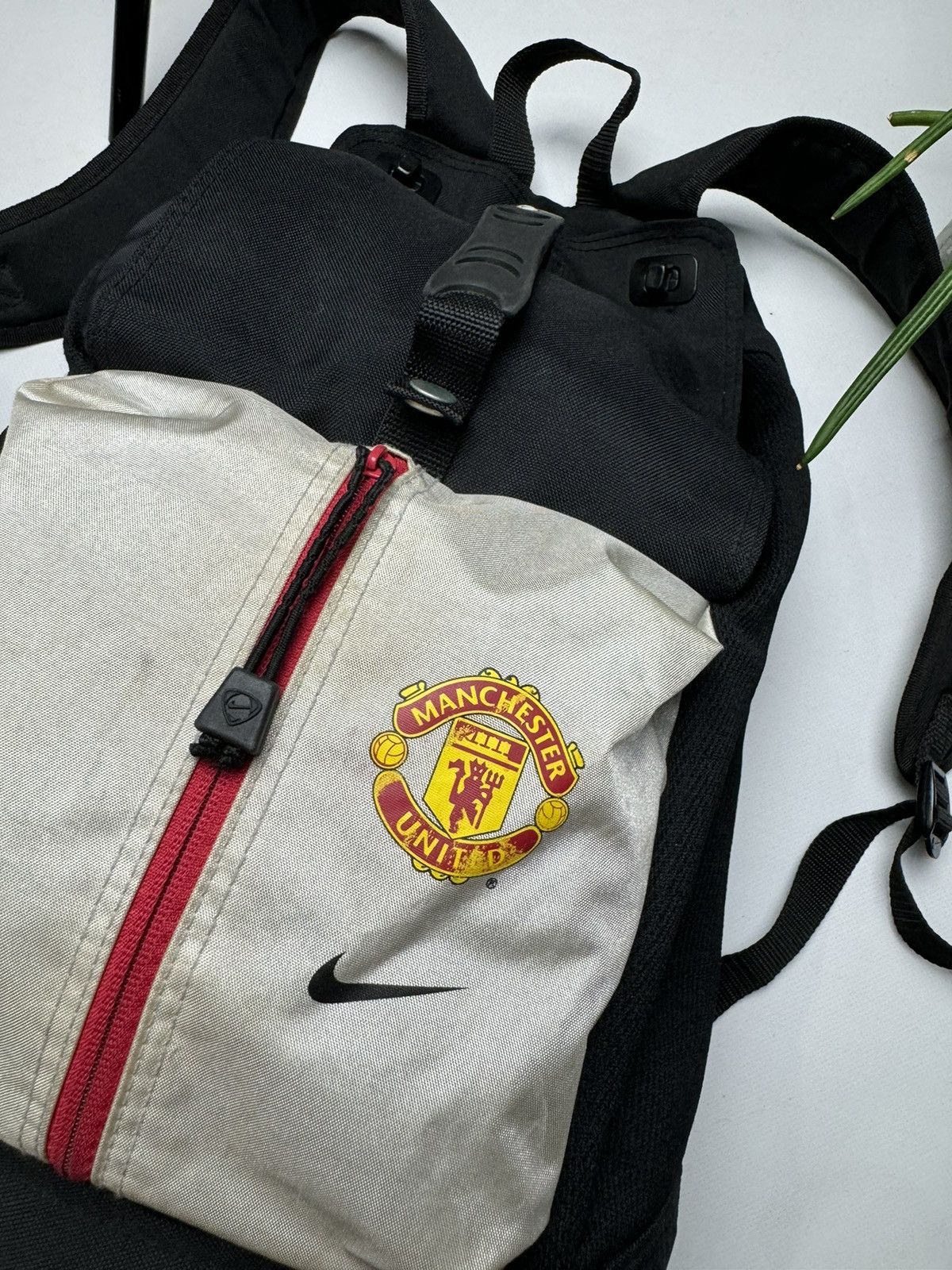 Nike × Vintage Vintage rare Nike Manchester United bag pack y2k Size ONE SIZE - 3 Thumbnail