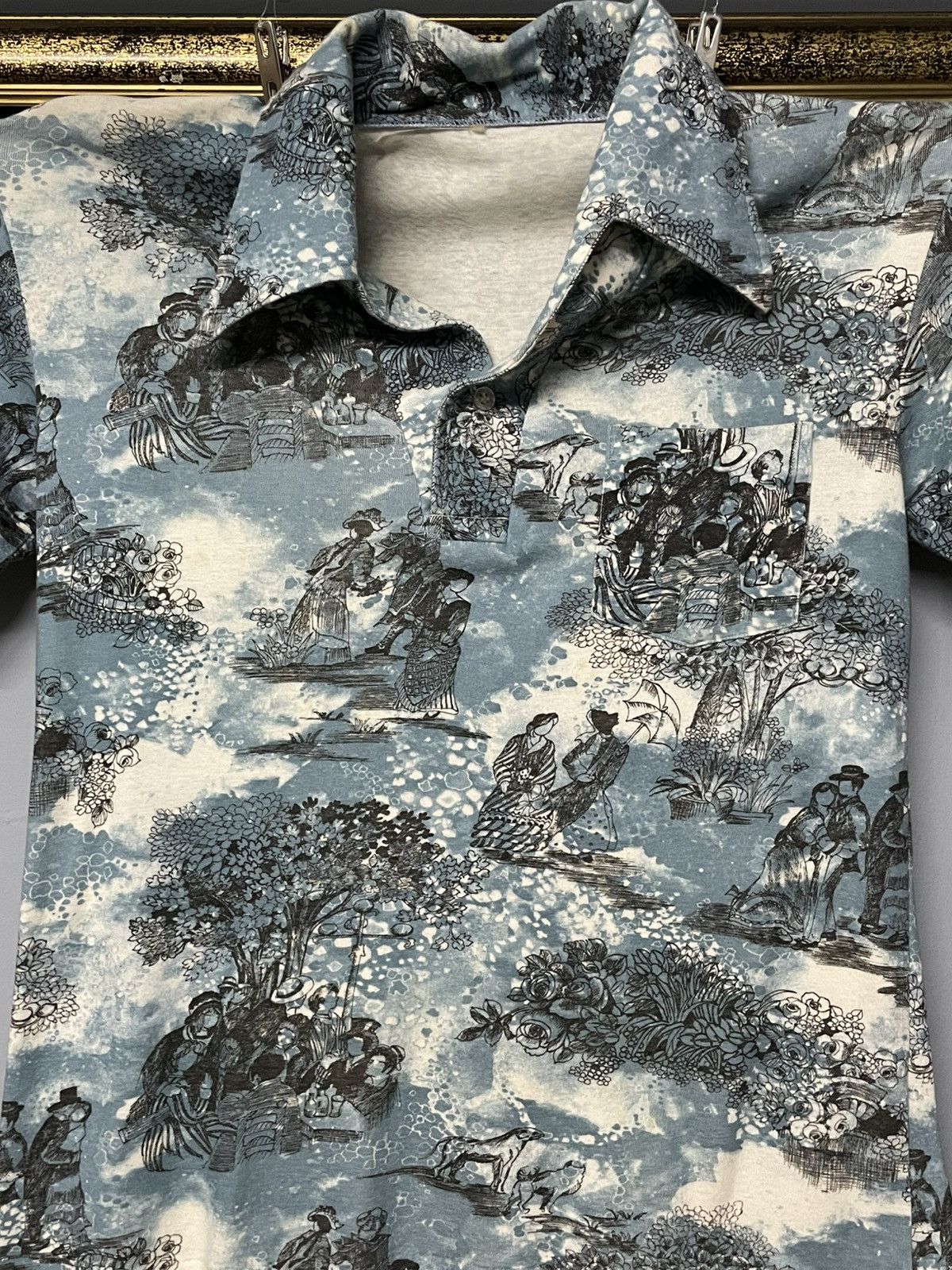 Japanese Brand Vintage 1980s Japan Traditional Art History Fullprint Tshirt Size US S / EU 44-46 / 1 - 3 Thumbnail