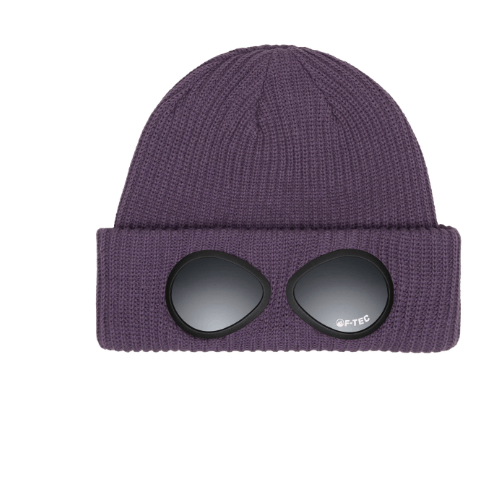 Fuck The Population FTP F-Tec Goggle Logo Beanie Purple Size ONE SIZE - 1 Thumbnail